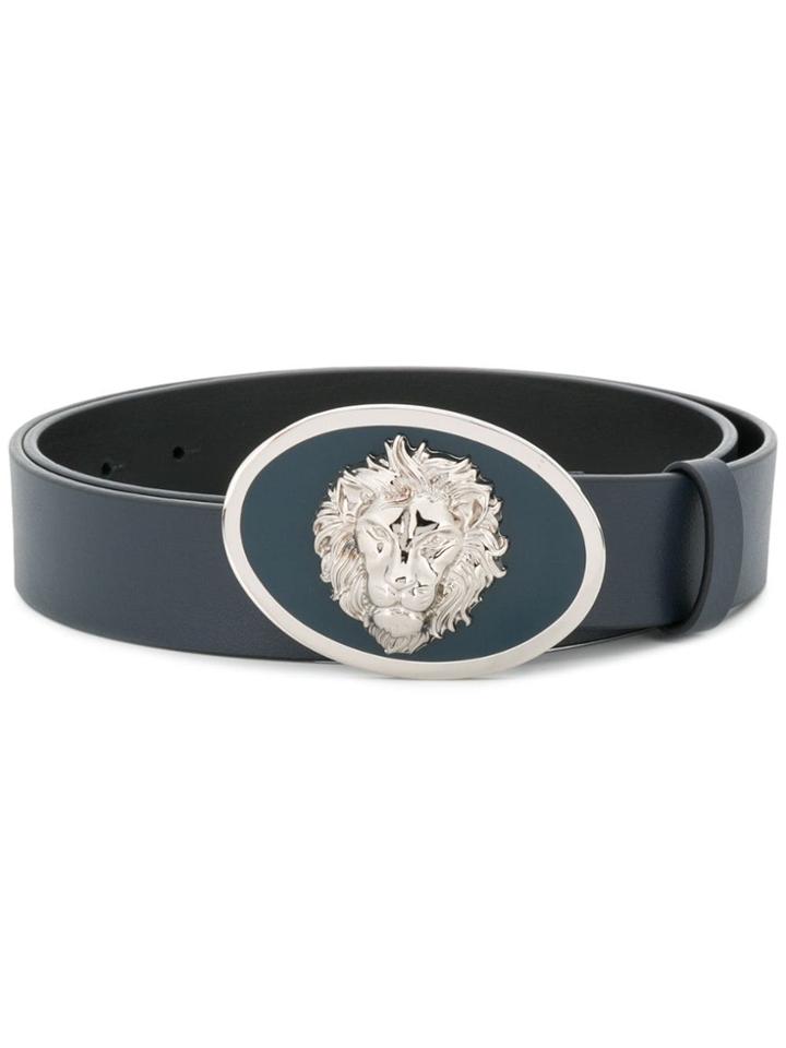 Versus Lion Buckle Belt - Blue