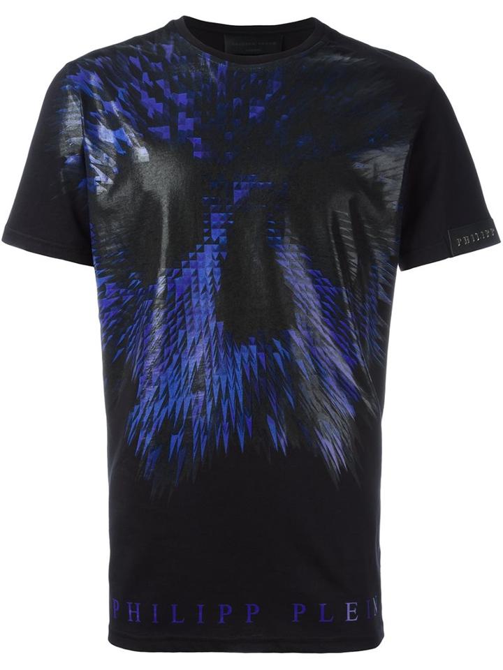 Philipp Plein 'mr. Nobody' T-shirt, Men's, Size: Xl, Black, Cotton