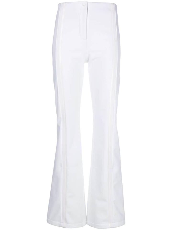 Fendi High-waisted Slim Trousers - White
