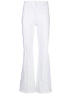 Fendi High-waisted Slim Trousers - White