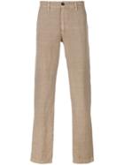 Massimo Alba Straight Leg Chinos - Brown