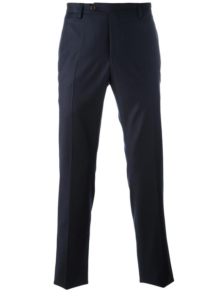 Al Duca D'aosta 1902 Straight Leg Tailored Trousers - Blue