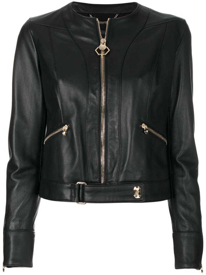 Philipp Plein Zipped Jacket - Black