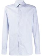 Ermenegildo Zegna Pinstripe Slim Fit Shirt - Blue