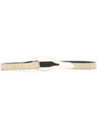 Framed Leather Belt - Neutrals