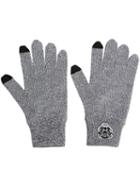 Kenzo 'mini Tiger' Gloves, Men's, Grey, Wool