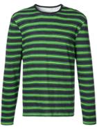 Cynthia Rowley Longsleeved Striped T-shirt - Green