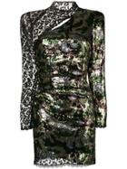 Dundas Sequin Embellished Dress - Gold