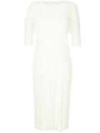 Pleats Please By Issey Miyake Clover Lace Dress - White