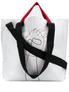 Plan C Drawing Detail Tote Bag - White