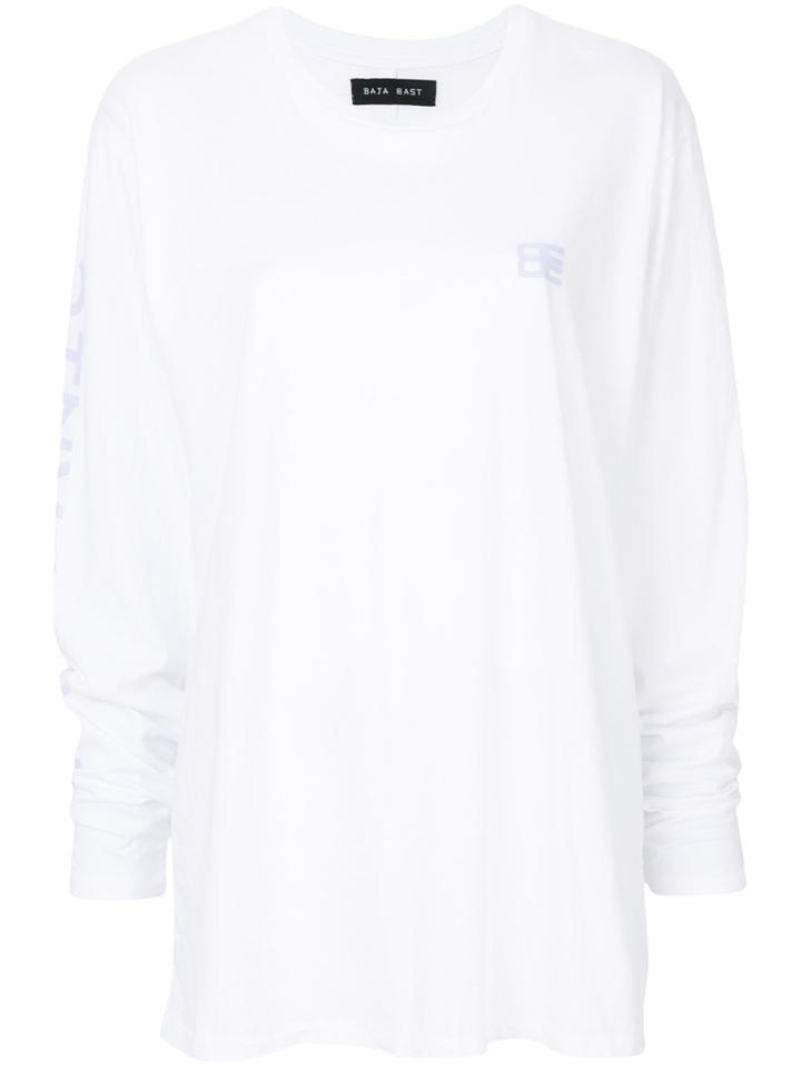 Baja East Long Sleeved T-shirt - White