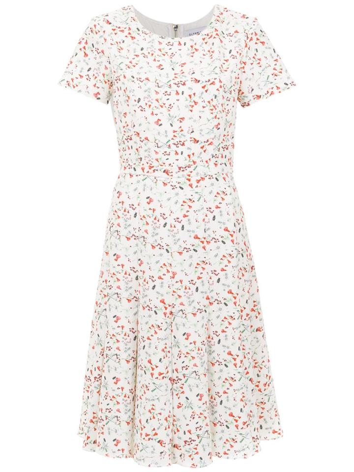Olympiah Printed Spezzia Dress - White