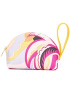 Emilio Pucci Floral Print Beauty Case - Pink