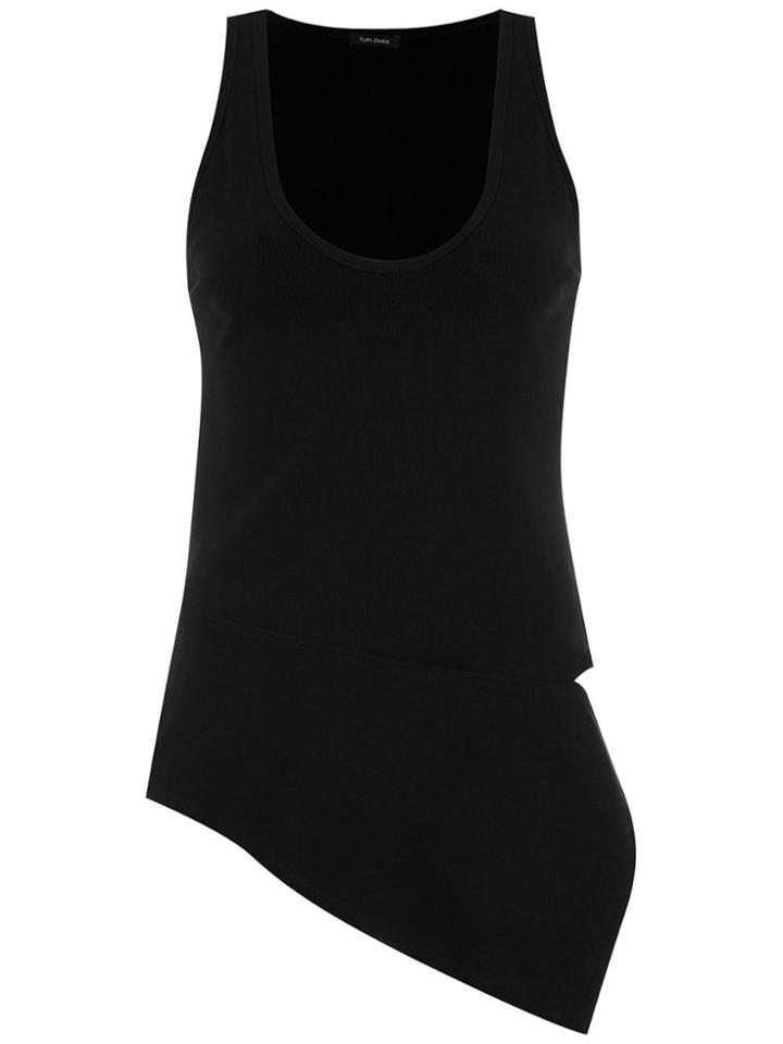 Tufi Duek Asymmetrical Top - Black