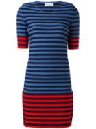 Sonia Rykiel Striped Knit Dress, Women's, Size: Small, Blue, Cotton/polyester