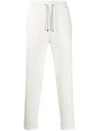 Brunello Cucinelli Straight-leg Track Pants - White