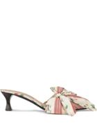 Tabitha Simmons Bow Detailed Mules - White