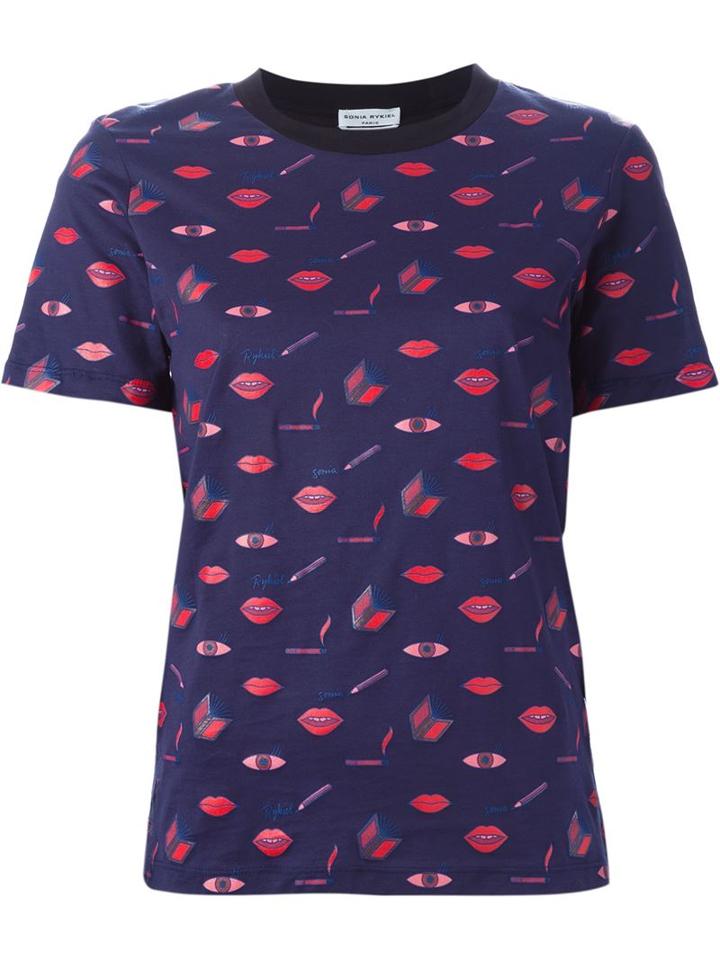 Sonia Rykiel Lip Print T-shirt