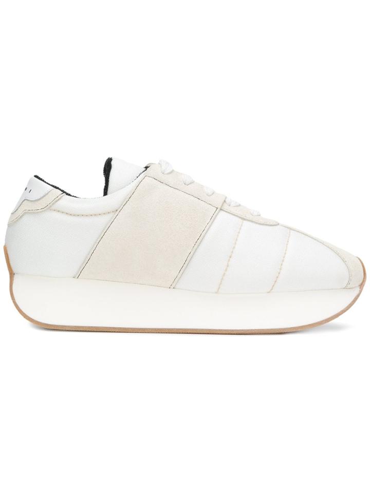 Marni Big Foot Sneakers - White