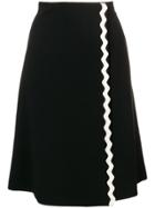 Vivetta Flared Skirt - Black