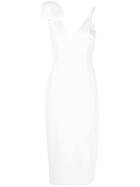 Rebecca Vallance Bow Shoulder Dress - Neutrals