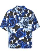 Prada Rose Print Shirt - Blue