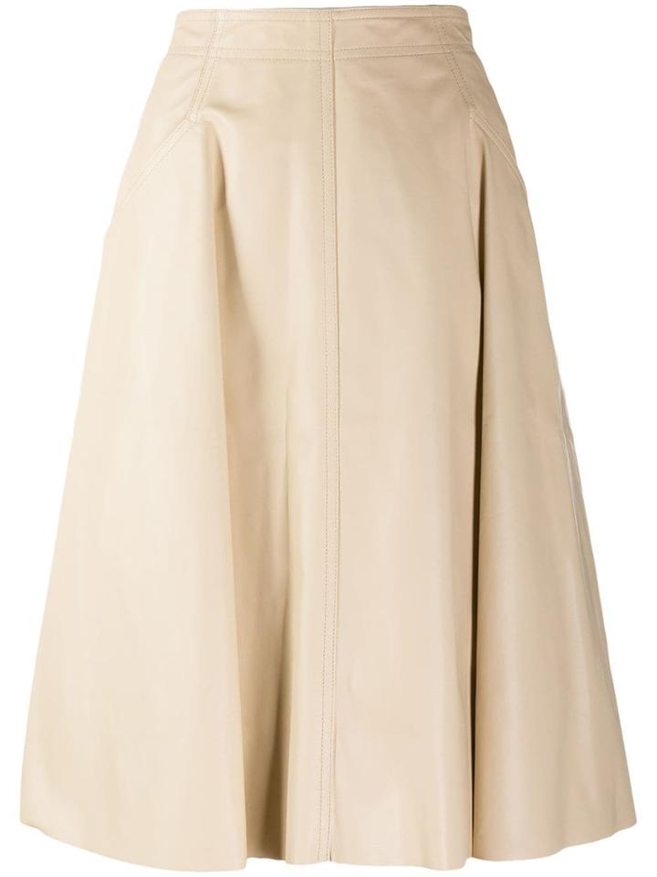 Drome Full Midi Skirt - Neutrals