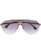 Carrera Tinted Aviator Sunglasses - Red