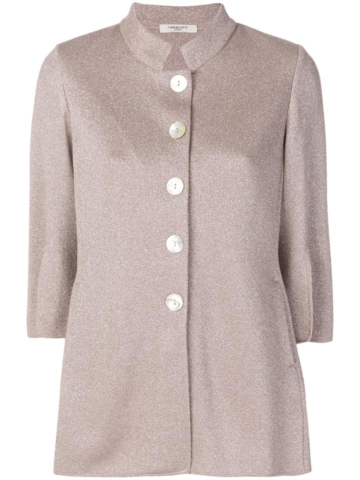 Charlott Oversized Shirt Jacket - Pink & Purple