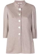 Charlott Oversized Shirt Jacket - Pink & Purple