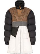 Duran Lantink Patchwork Puffa Coat - Black
