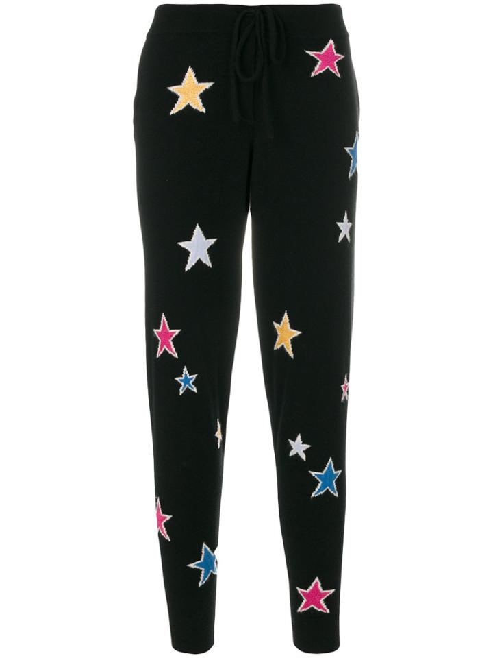 Chinti & Parker Acid Star Track Pants - Black