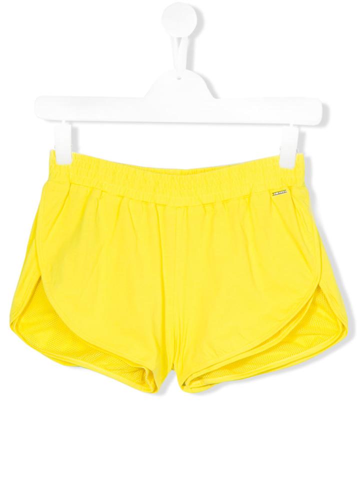 Diesel Kids - Sporty Shorts - Kids - Cotton/polyester - 16 Yrs, Yellow/orange