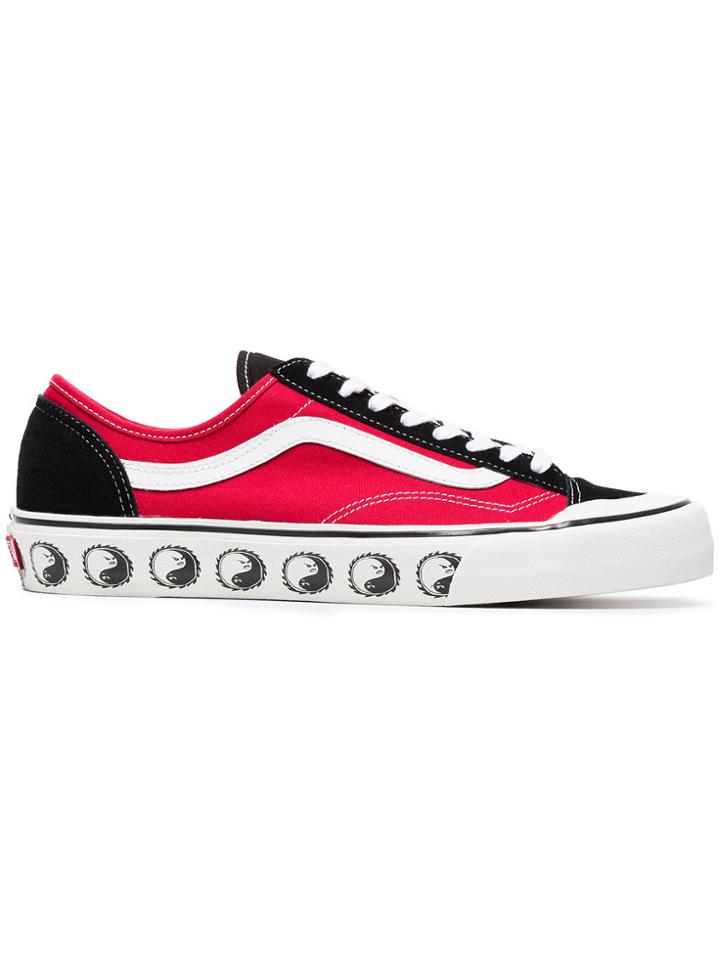 Vans Red And Black Style 36 Deacon Dane Reynolds Sneakers