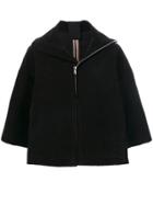 Rick Owens Drkshdw Oversized Cropped Jacket - Black