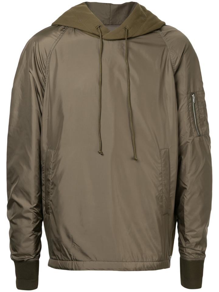 Juun.j Padded Hoodie - Green