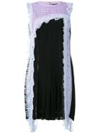 Versace Appliqué Cocktail Dress, Women's, Size: 42, Black, Silk/cotton/polyester