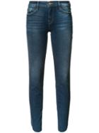 Frame Denim - Faded Skinny Jeans - Women - Cotton/polyester/spandex/elastane - 25, Blue, Cotton/polyester/spandex/elastane