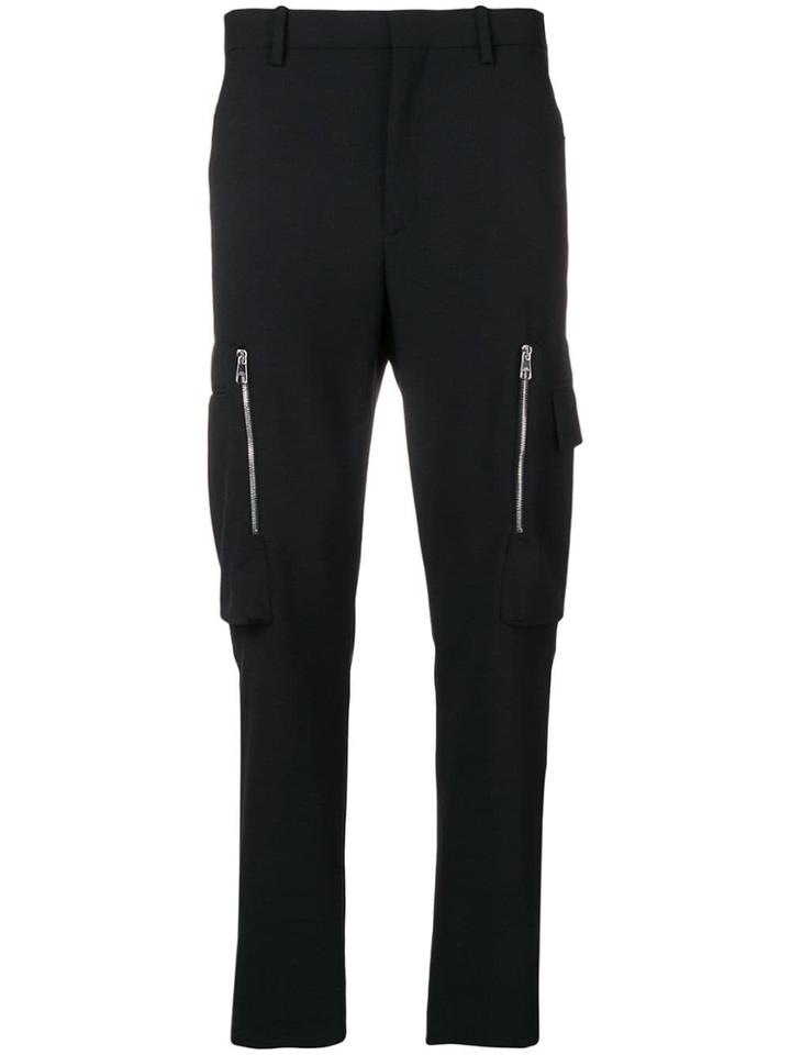 Neil Barrett Zip Detail Trousers - Black