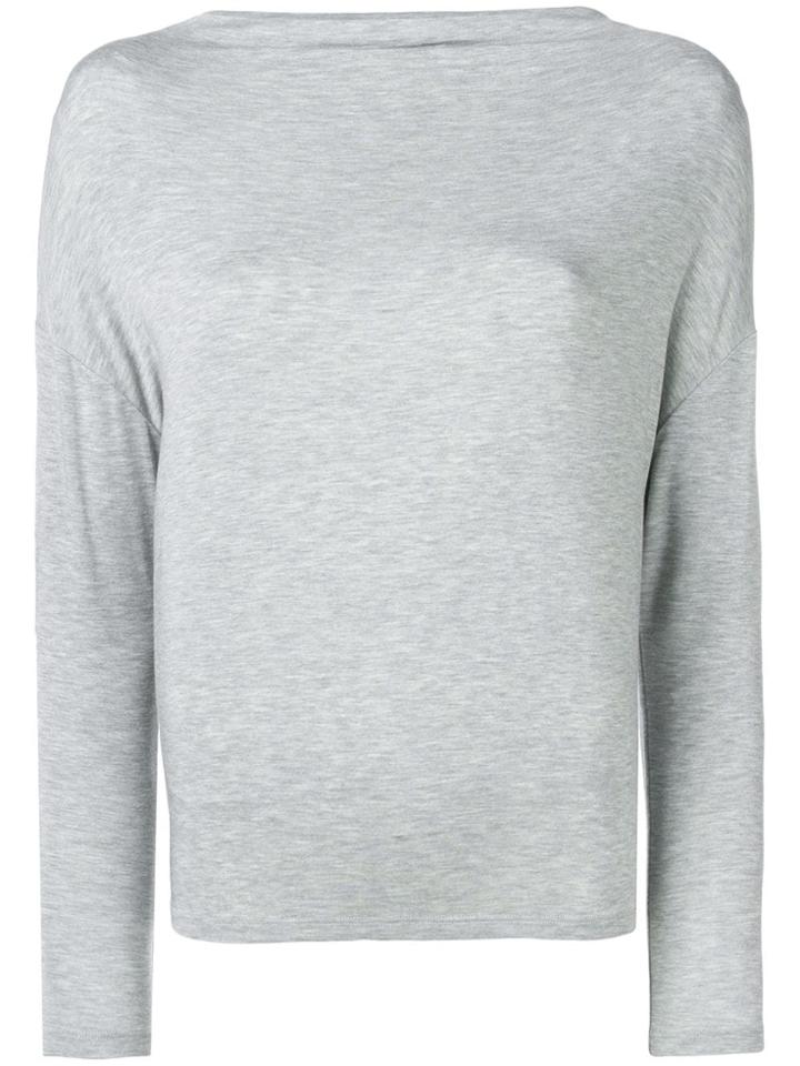 Vince Boat Neck Top - Grey