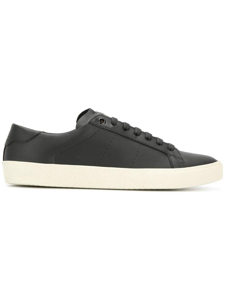Saint Laurent Lace-up Sneakers - Black