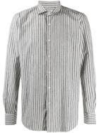 Glanshirt Striped Button Up Shirt - White