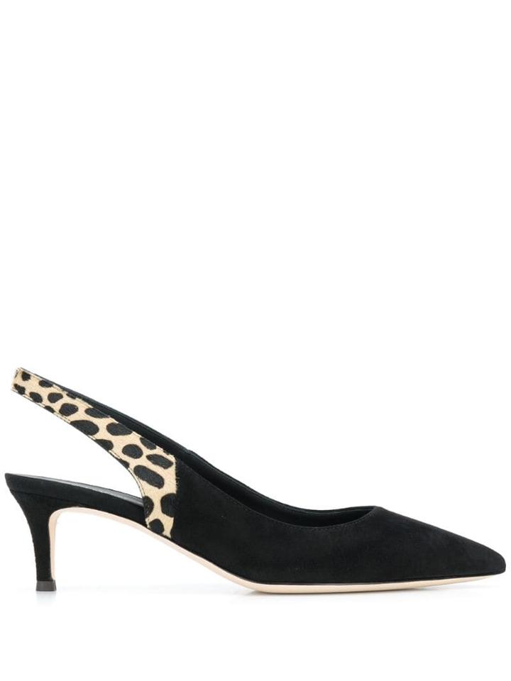 Giuseppe Zanotti Animal Print Pumps - Black
