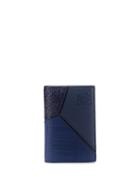 Loewe Embroidered Wallet - Blue