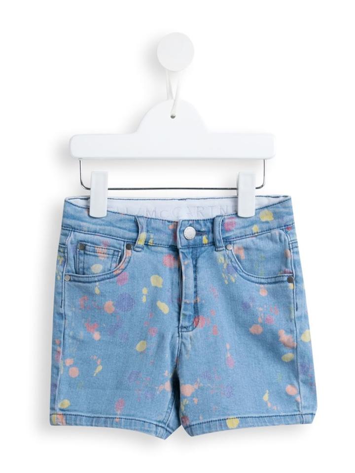 Stella Mccartney Kids Blake Denim Shorts, Boy's, Size: 10 Yrs, Blue