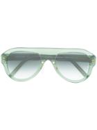 Osklen - Ipanema Ii Sunglasses - Women - Acetate - One Size, Green, Acetate