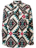 Jessie Western Navajo Print Shirt - Neutrals