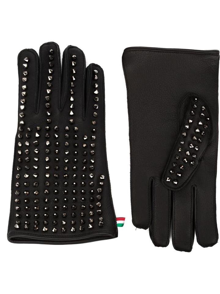 Philipp Plein 'live' Gloves