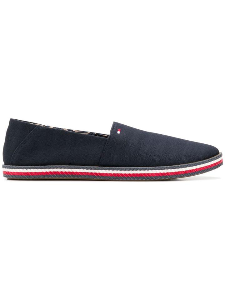 Tommy Hilfiger Striped Sole Espadrilles - Blue