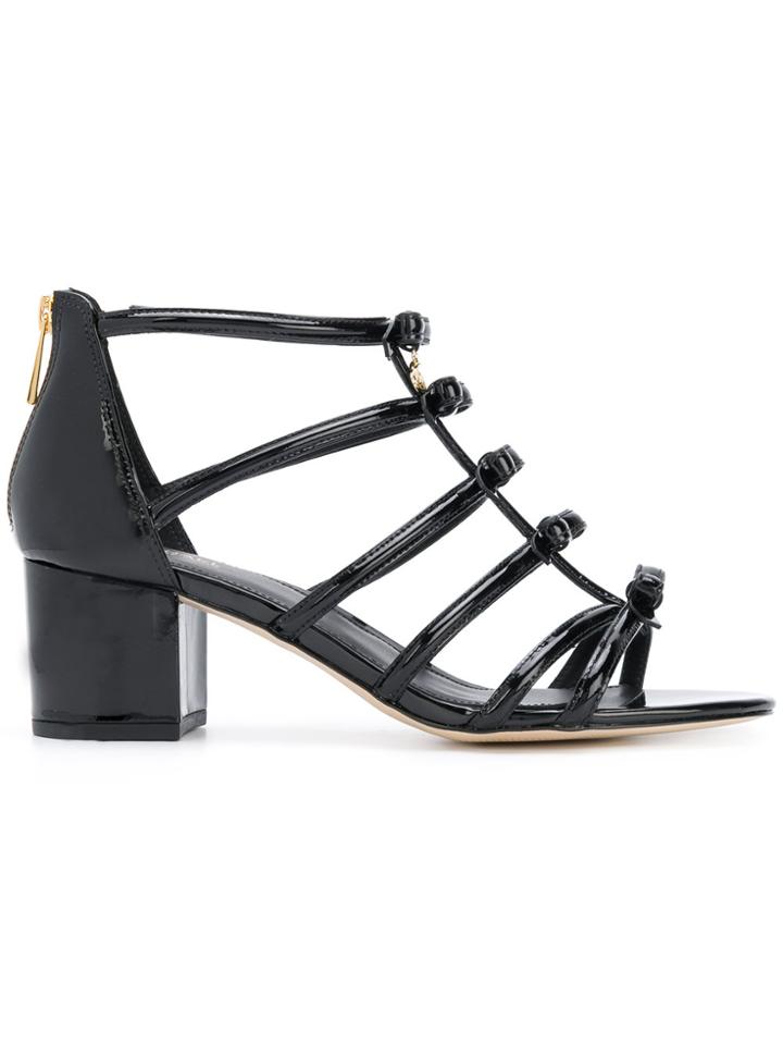 Michael Kors Collection Bow Strappy Sandals - Black